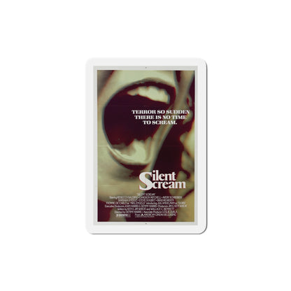 The Silent Scream 1979 Movie Poster Die-Cut Magnet-4" x 4"-The Sticker Space
