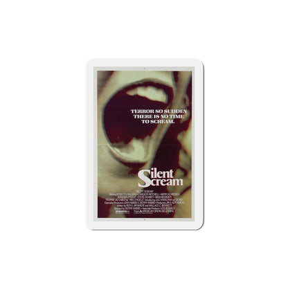 The Silent Scream 1979 Movie Poster Die-Cut Magnet-5" x 5"-The Sticker Space