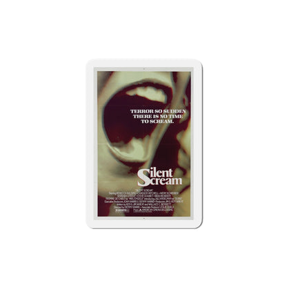 The Silent Scream 1979 Movie Poster Die-Cut Magnet-6 Inch-The Sticker Space
