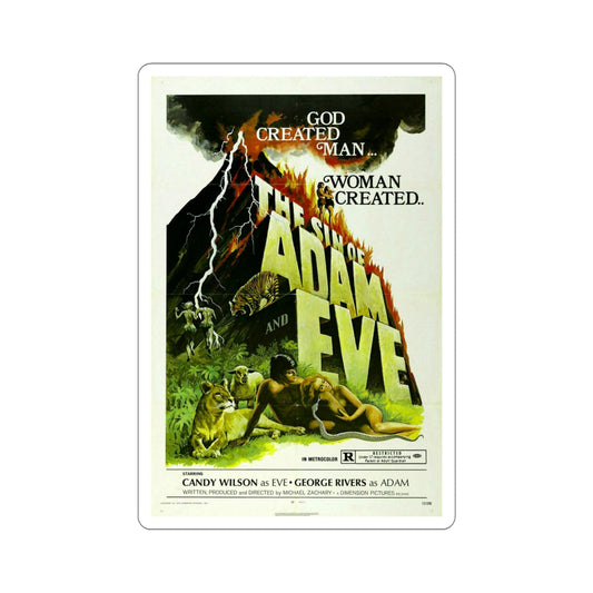 The Sin of Adam and Eve 1973 Movie Poster STICKER Vinyl Die-Cut Decal-6 Inch-The Sticker Space