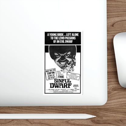 THE SINFUL DWARF 1973 Movie Poster STICKER Vinyl Die-Cut Decal-The Sticker Space