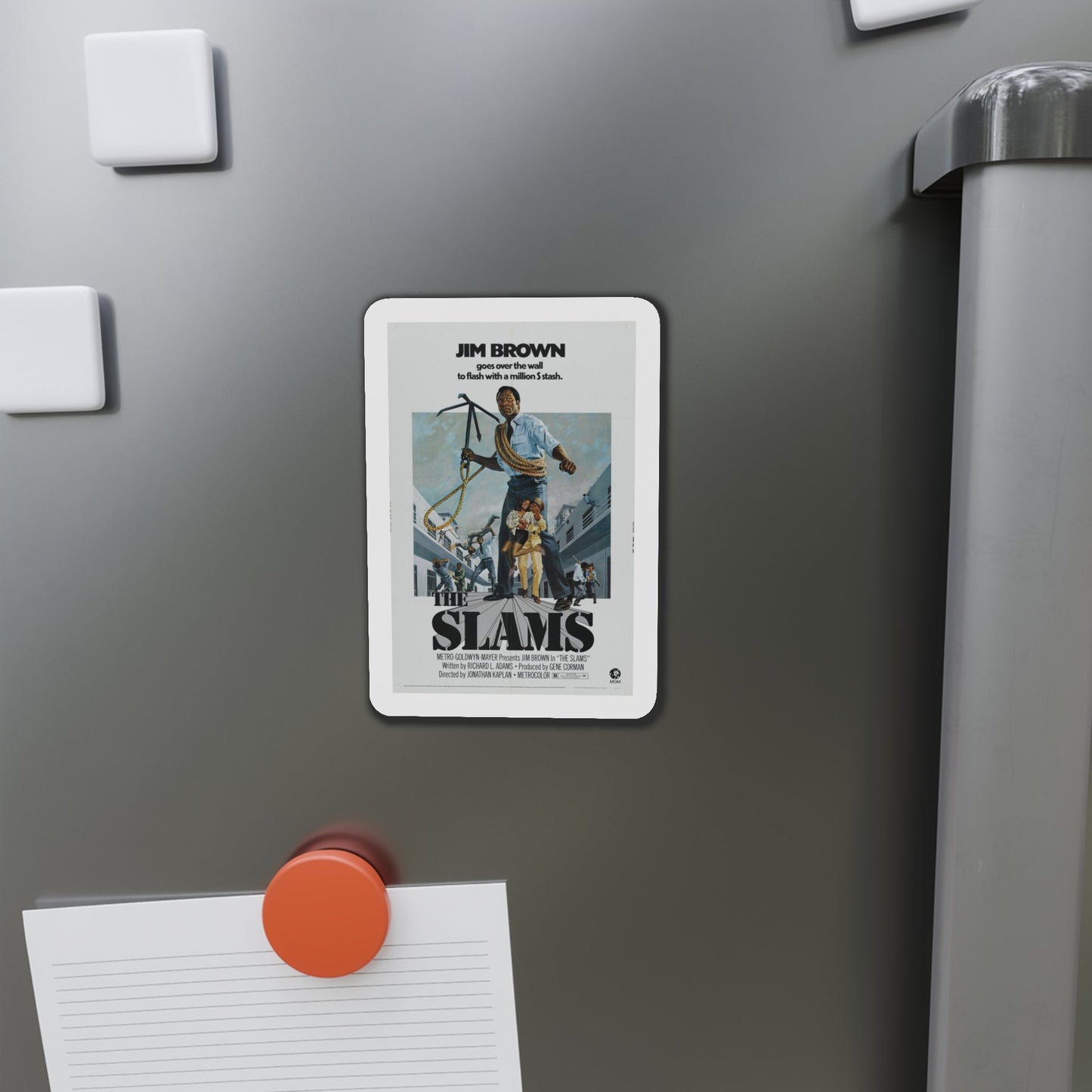 The Slams 1973 Movie Poster Die-Cut Magnet-The Sticker Space