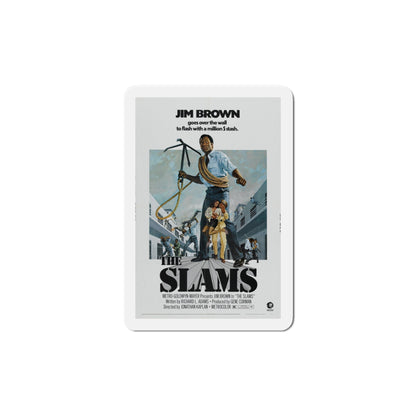 The Slams 1973 Movie Poster Die-Cut Magnet-6 Inch-The Sticker Space