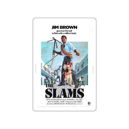 THE SLAMS 1973 Movie Poster STICKER Vinyl Die-Cut Decal-White-The Sticker Space