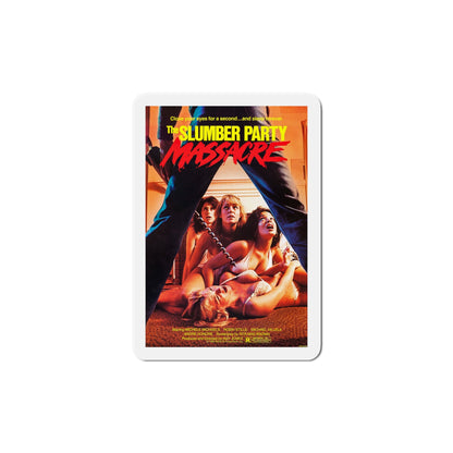The Slumber Party Massacre 1982 Movie Poster Die-Cut Magnet-6 × 6"-The Sticker Space