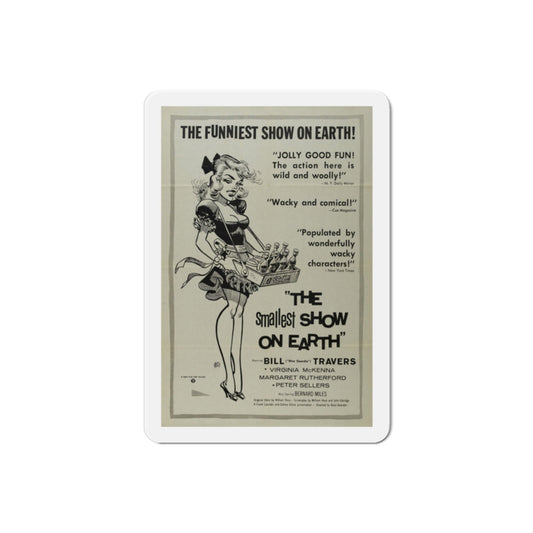 The Smallest Show on Earth 1957 Movie Poster Die-Cut Magnet-2 Inch-The Sticker Space