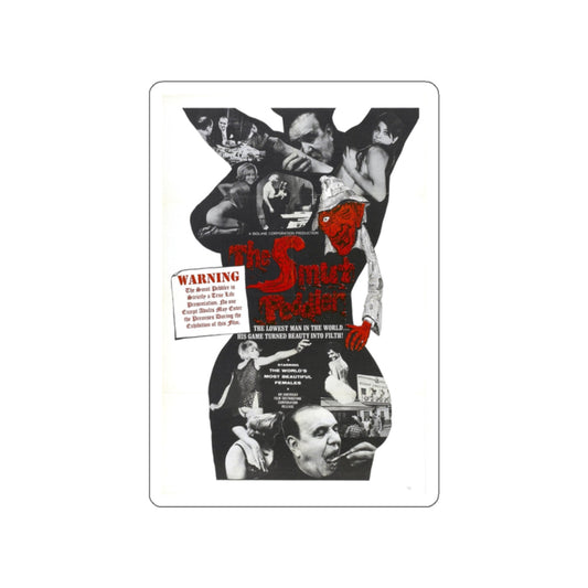 THE SMUT PEDDLER 1965 Movie Poster STICKER Vinyl Die-Cut Decal-White-The Sticker Space