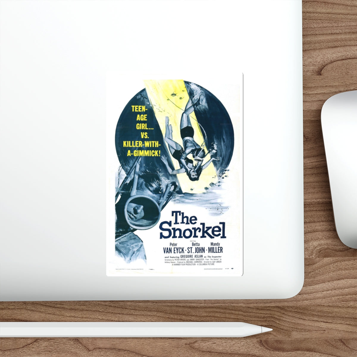 THE SNORKEL 1958 Movie Poster STICKER Vinyl Die-Cut Decal-The Sticker Space