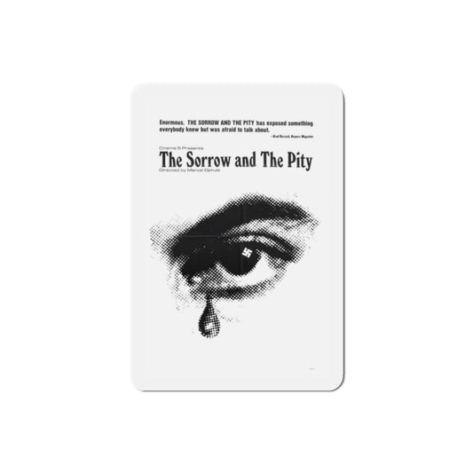 The Sorrow and the Pity 1972 Movie Poster Die-Cut Magnet-2" x 2"-The Sticker Space