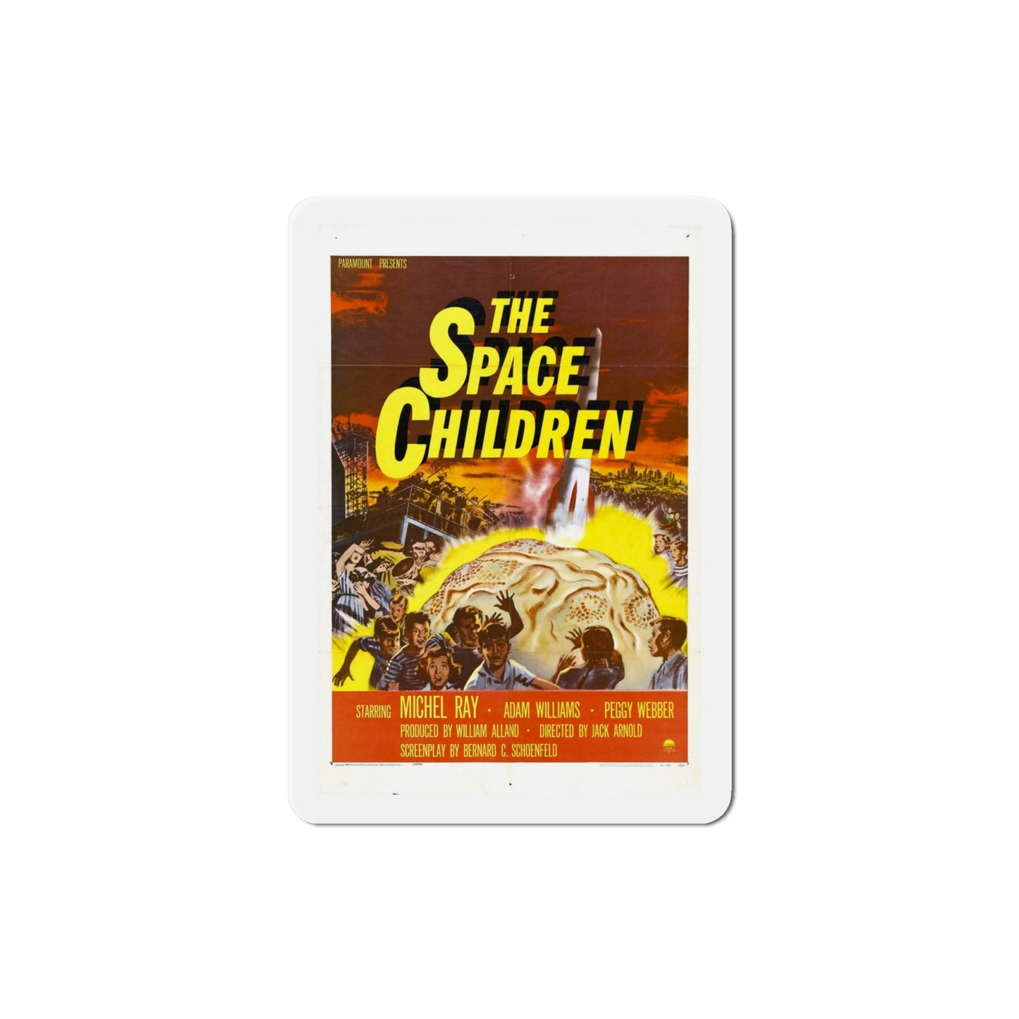 The Space Children 1958 Movie Poster Die-Cut Magnet-4 Inch-The Sticker Space