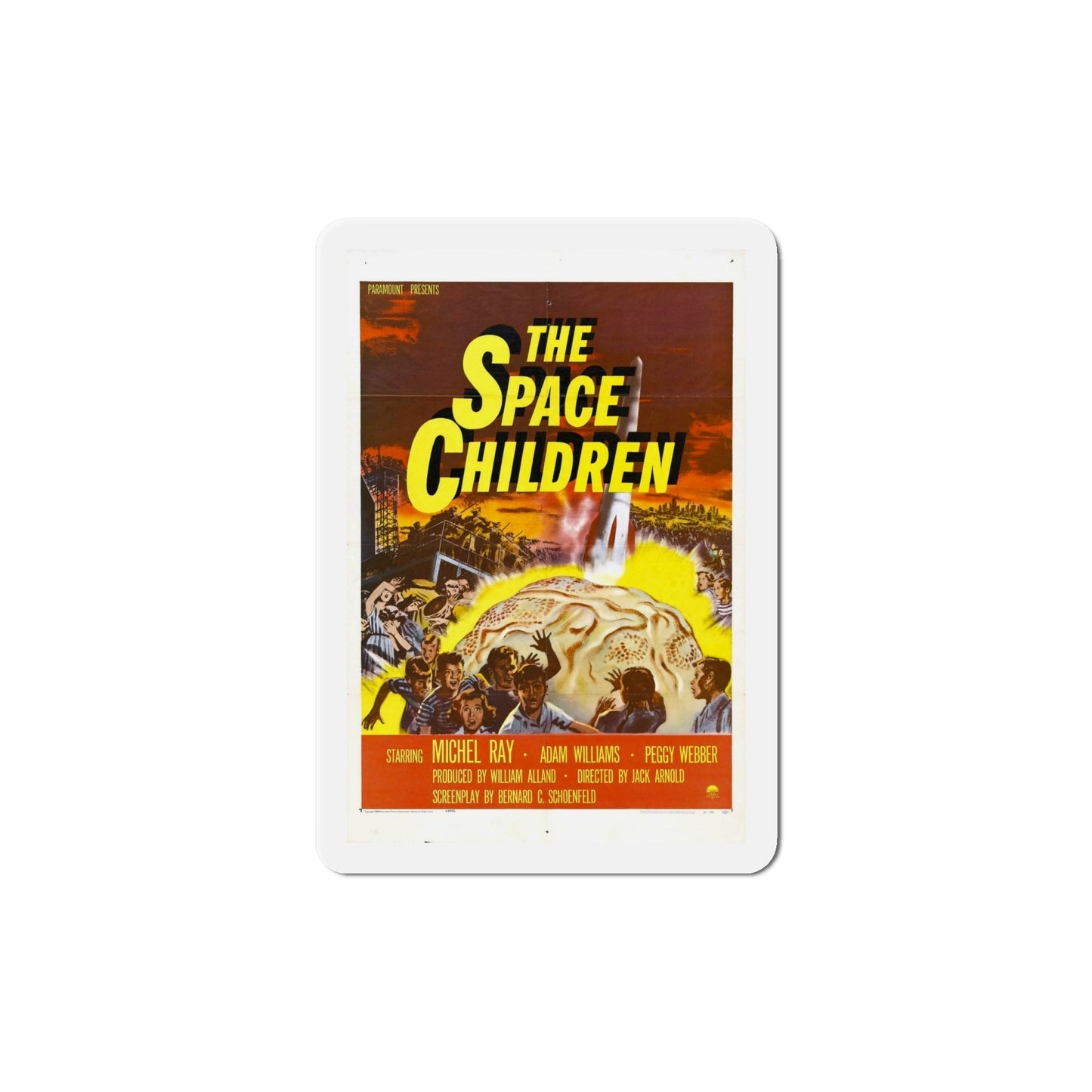 The Space Children 1958 Movie Poster Die-Cut Magnet-6 Inch-The Sticker Space