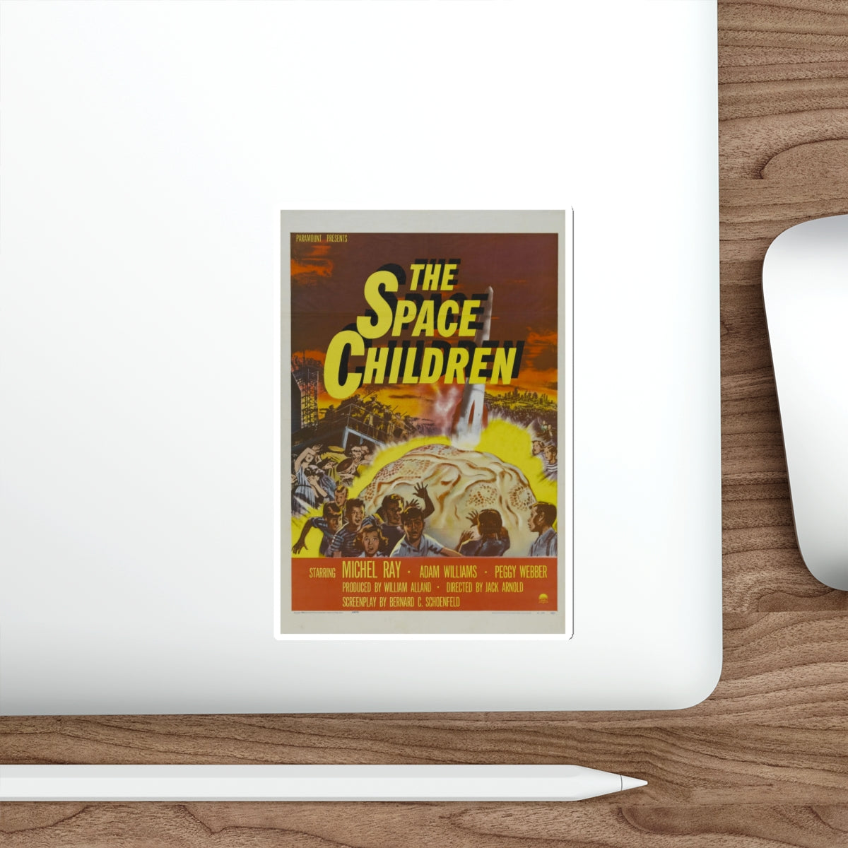 THE SPACE CHILDREN 1958 Movie Poster STICKER Vinyl Die-Cut Decal-The Sticker Space