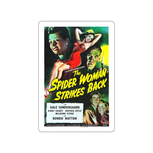 THE SPIDER WOMAN STRIKES BACK 1946 Movie Poster STICKER Vinyl Die-Cut Decal-White-The Sticker Space