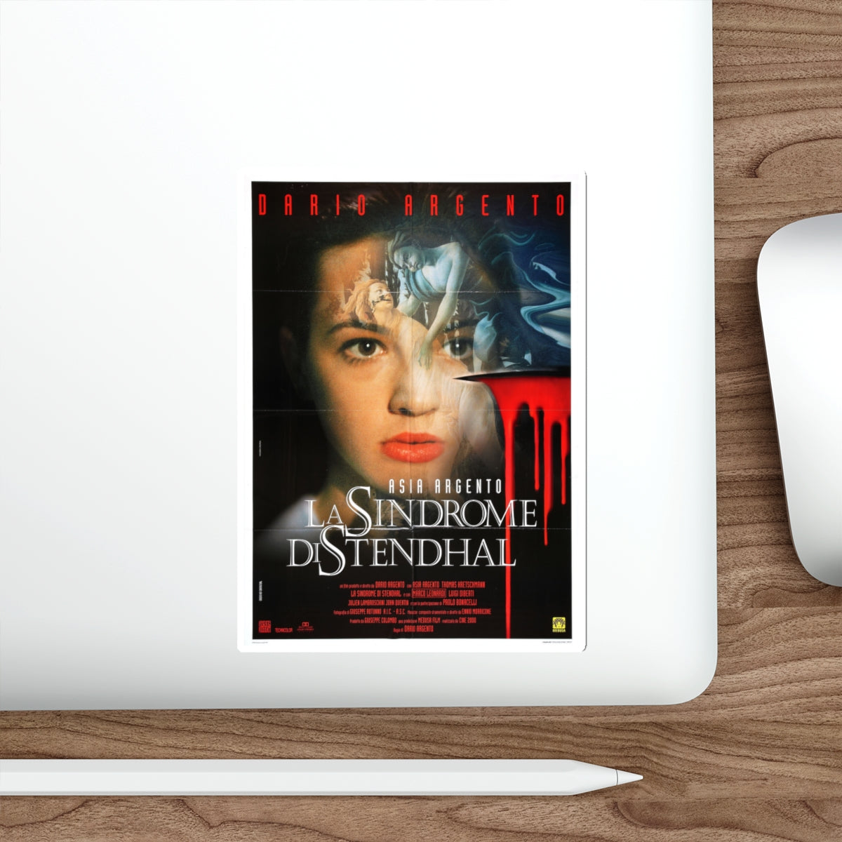 THE STENDHAL SYNDROME (2) 1996 Movie Poster STICKER Vinyl Die-Cut Decal-The Sticker Space