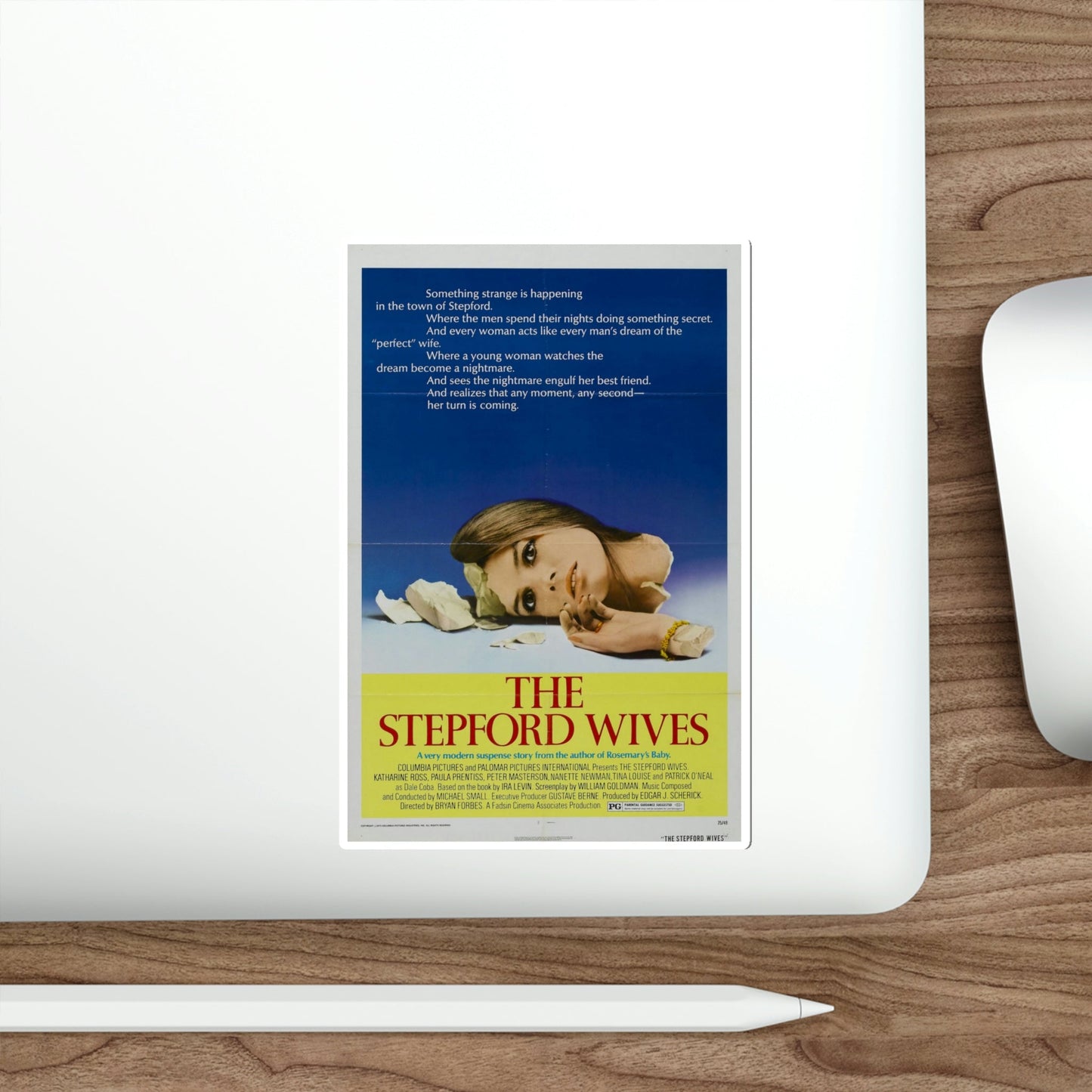 The Stepford Wives 1975 Movie Poster STICKER Vinyl Die-Cut Decal-The Sticker Space