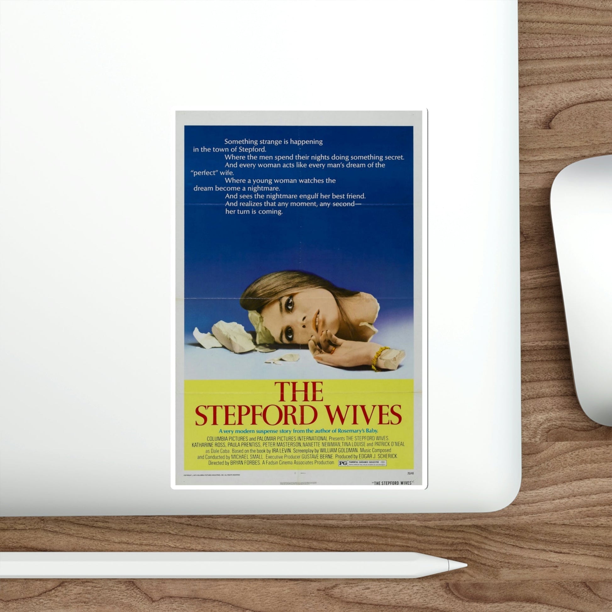 The Stepford Wives 1975 Movie Poster STICKER Vinyl Die-Cut Decal-The Sticker Space