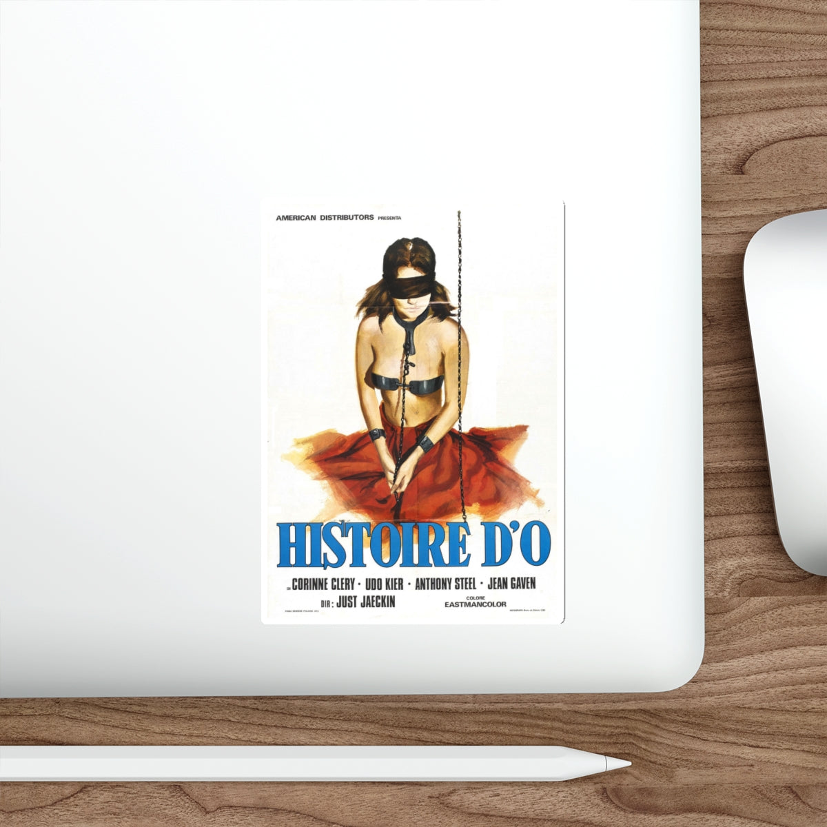 THE STORY OF O (FRENCH) 1975 Movie Poster STICKER Vinyl Die-Cut Decal-The Sticker Space