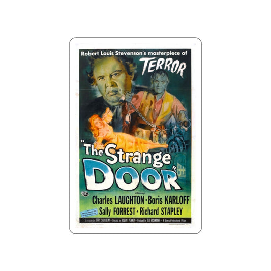THE STRANGE DOOR 1951 Movie Poster STICKER Vinyl Die-Cut Decal-White-The Sticker Space