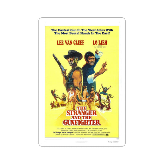 The Stranger and the Gunfighter 1976 Movie Poster STICKER Vinyl Die-Cut Decal-6 Inch-The Sticker Space