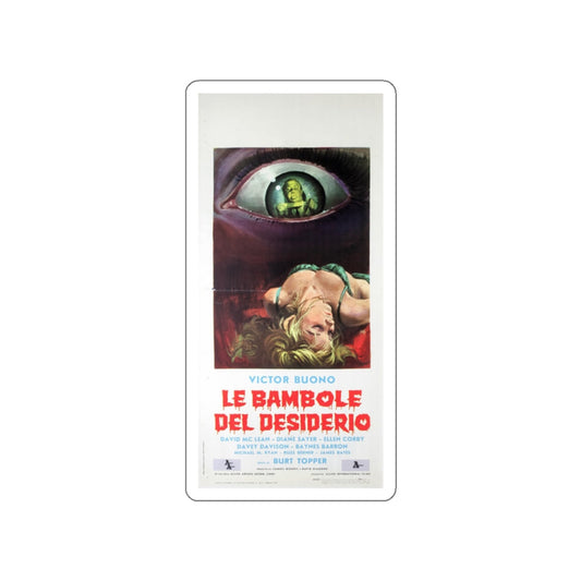 THE STRANGLER (ITALIAN) 1964 Movie Poster STICKER Vinyl Die-Cut Decal-White-The Sticker Space