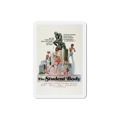 The Student Body 1976 Movie Poster Die-Cut Magnet-2" x 2"-The Sticker Space