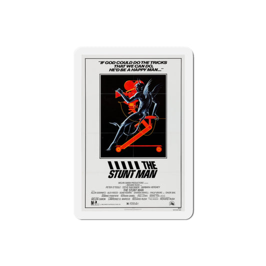 The Stunt Man 1980 Movie Poster Die-Cut Magnet-2" x 2"-The Sticker Space