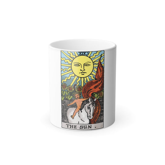 The Sun (Tarot Card) Color Changing Mug 11oz-11oz-The Sticker Space