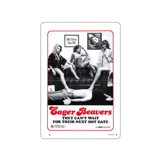 THE SWINGING BARMAIDS (2) 1975 Movie Poster STICKER Vinyl Die-Cut Decal-White-The Sticker Space