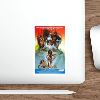 THE SWORD AND THE SORCERER (2) 1982 Movie Poster STICKER Vinyl Die-Cut Decal-The Sticker Space