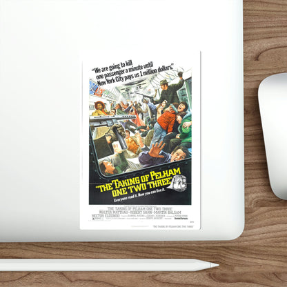 The Taking of Pelham One Two Three 1974 Movie Poster STICKER Vinyl Die-Cut Decal-The Sticker Space