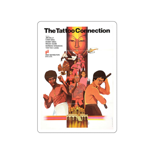 THE TATTOO CONNECTION 1978 Movie Poster STICKER Vinyl Die-Cut Decal-White-The Sticker Space