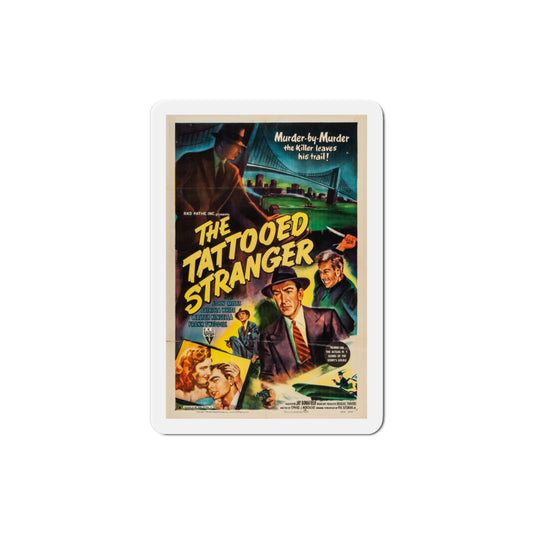 The Tattooed Stranger 1950 Movie Poster Die-Cut Magnet-3 Inch-The Sticker Space