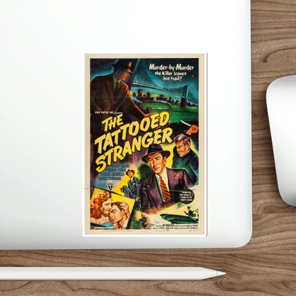 The Tattooed Stranger 1950 Movie Poster STICKER Vinyl Die-Cut Decal-The Sticker Space