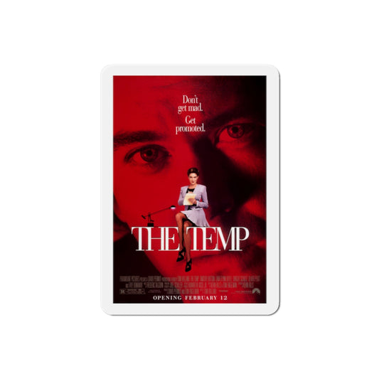 The Temp 1993 Movie Poster Die-Cut Magnet-2" x 2"-The Sticker Space