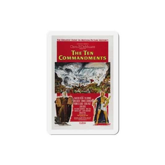 The Ten Commandments 1956 Movie Poster Die-Cut Magnet-3 Inch-The Sticker Space