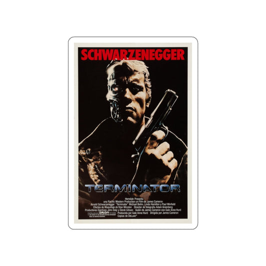 THE TERMINATOR (2) 1984 Movie Poster STICKER Vinyl Die-Cut Decal-White-The Sticker Space