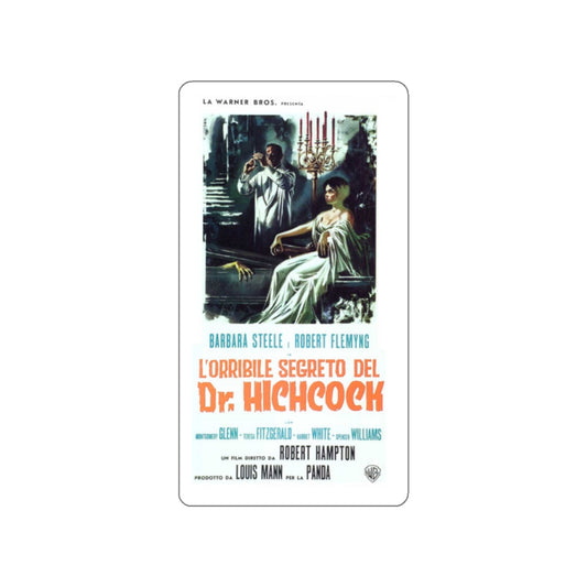 THE TERRIBLE SECRET OF DR. HICHCOCK 1962 Movie Poster STICKER Vinyl Die-Cut Decal-White-The Sticker Space