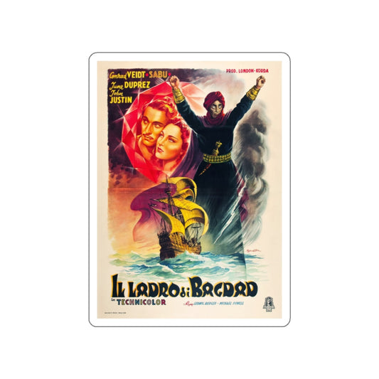 THE THIEF OF BAGDAD 1940 Movie Poster STICKER Vinyl Die-Cut Decal-White-The Sticker Space