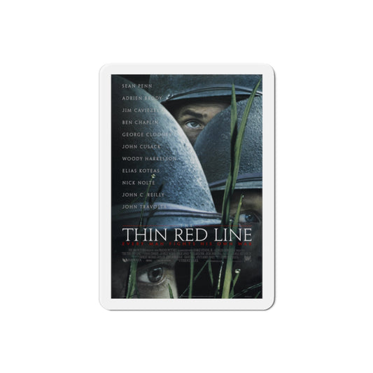 The Thin Red Line 1998 Movie Poster Die-Cut Magnet-2" x 2"-The Sticker Space
