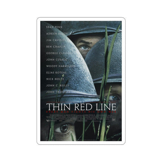 The Thin Red Line 1998 Movie Poster STICKER Vinyl Die-Cut Decal-6 Inch-The Sticker Space