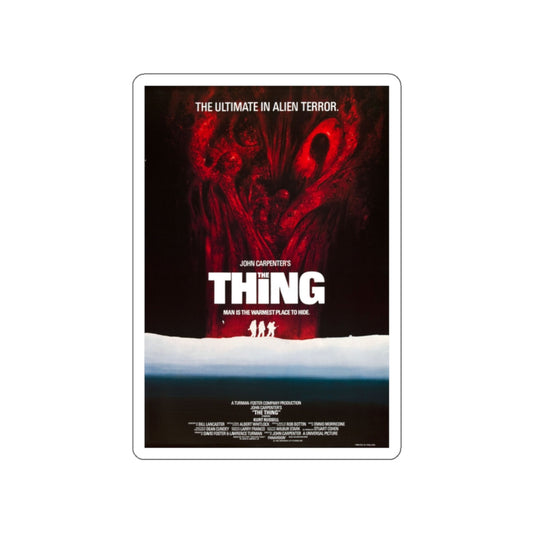 THE THING (3) 1982 Movie Poster STICKER Vinyl Die-Cut Decal-White-The Sticker Space