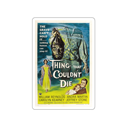 THE THING THAT COULDN'T DIE 1958 Movie Poster STICKER Vinyl Die-Cut Decal-White-The Sticker Space