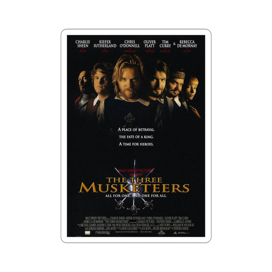 The Three Musketeers 1993 Movie Poster STICKER Vinyl Die-Cut Decal-6 Inch-The Sticker Space