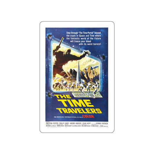 THE TIME TRAVELERS 1964 Movie Poster STICKER Vinyl Die-Cut Decal-White-The Sticker Space