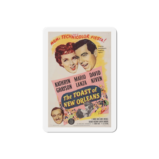 The Toast of New Orleans 1950 Movie Poster Die-Cut Magnet-2 Inch-The Sticker Space