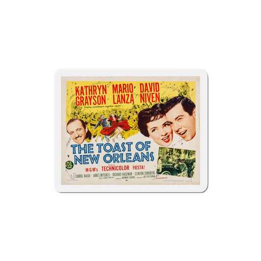 The Toast of New Orleans 1950 v2 Movie Poster Die-Cut Magnet-6 Inch-The Sticker Space