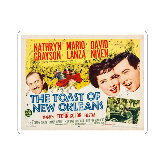 The Toast of New Orleans 1950 v2 Movie Poster STICKER Vinyl Die-Cut Decal-6 Inch-The Sticker Space