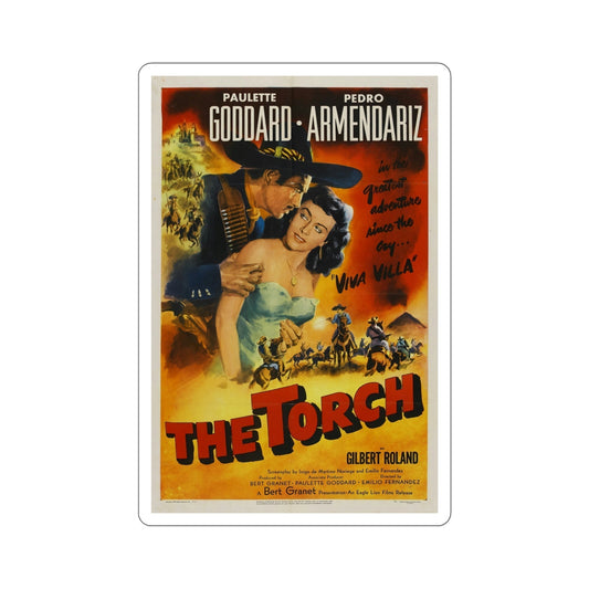 The Torch 1950 Movie Poster STICKER Vinyl Die-Cut Decal-6 Inch-The Sticker Space