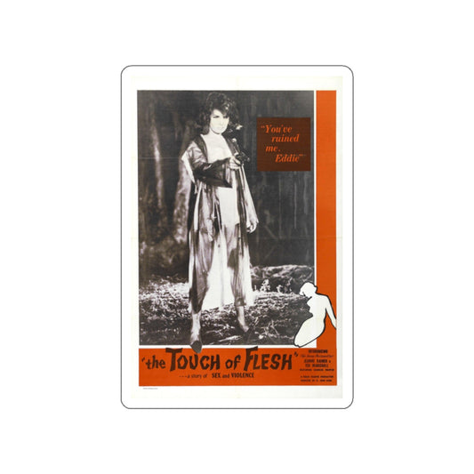 THE TOUCH OF FLESH 1960 Movie Poster STICKER Vinyl Die-Cut Decal-White-The Sticker Space