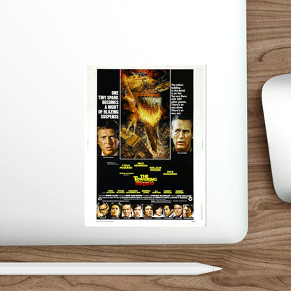 The Towering Inferno 1974 Movie Poster STICKER Vinyl Die-Cut Decal-The Sticker Space